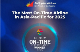 Philippine Airlines compagnia più puntuale dell'Asia-Pacifico